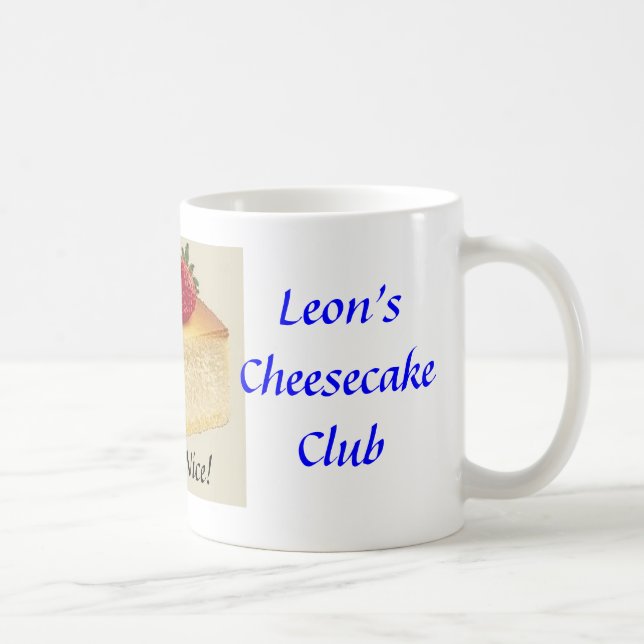 Leon's cheesecake club coffee mug (Right)