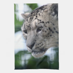 Leopard 003 tea towel