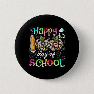 Leopard 100 Days Of School Teacher Student 100 Day 6 Cm Round Badge