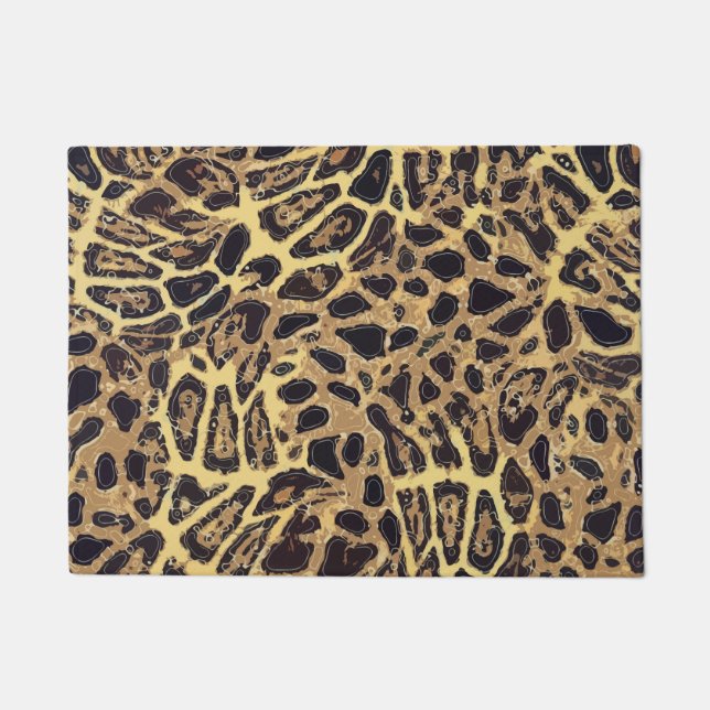 Leopard 18" x 24" Door Mat (Front)
