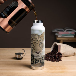Leopard 22 oz. stainless steel water bottle