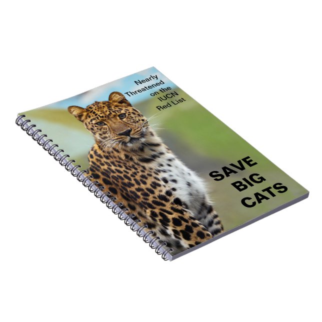 Leopard 2 spiral notebook (Right Side)