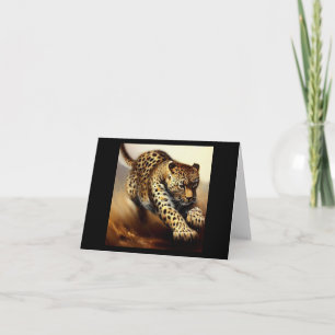 Leopard (6) Wild Cat Card