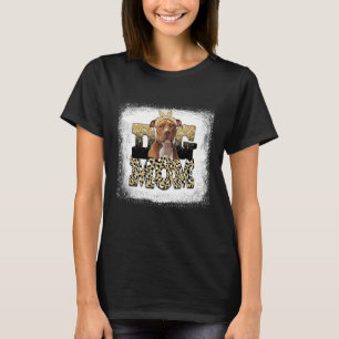 Leopard American Staffordshire Terrier Mum Mother' T-Shirt