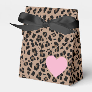 Leopard and Pink Party Favour Box