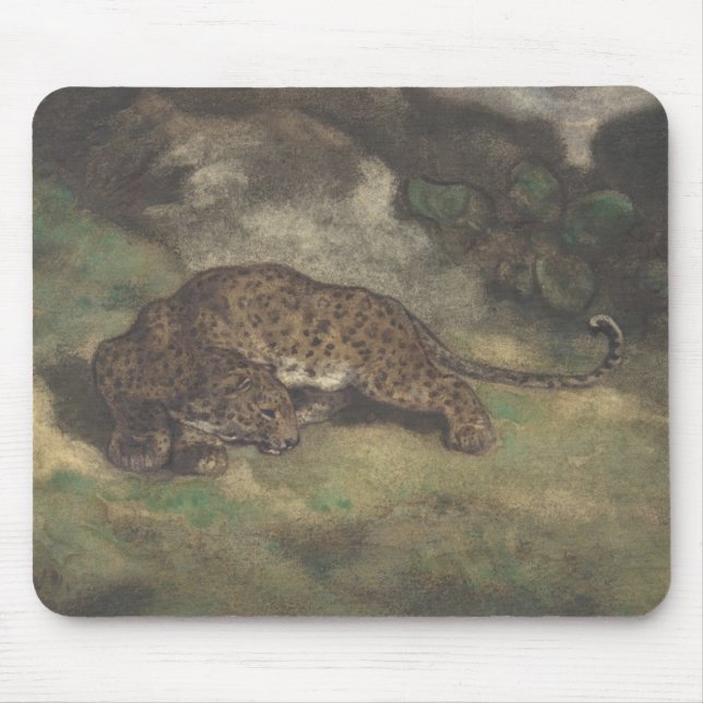 Leopard and Serpent Mouse Pad (Front)