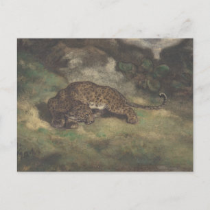 Leopard and Serpent Postcard