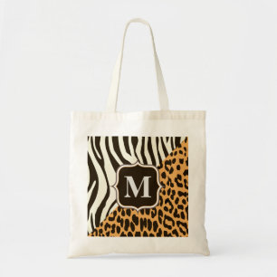 Leopard and Zebra Tote Bag