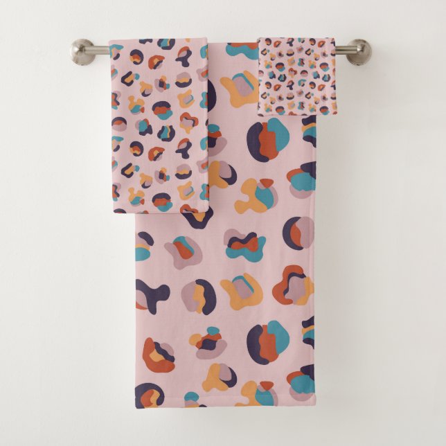 Leopard Animal  Bath Towel Set (Insitu)