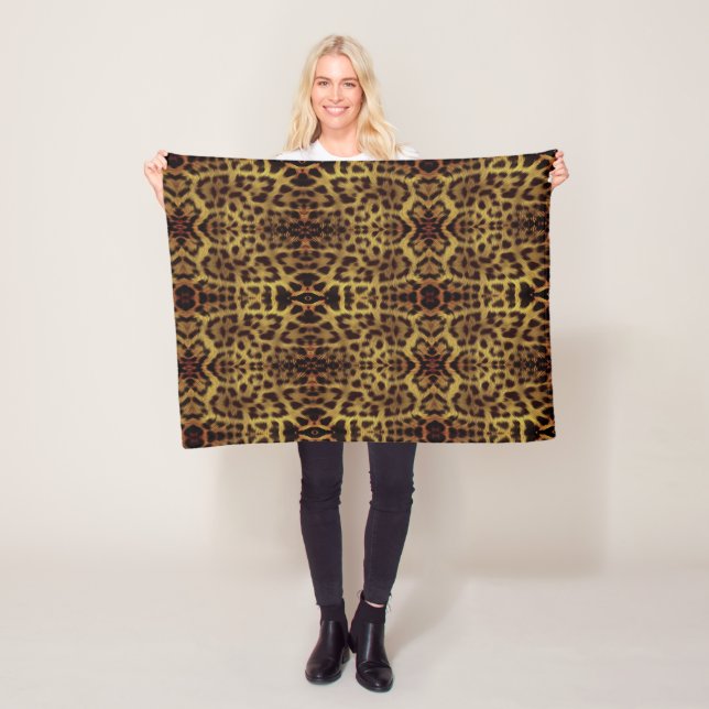 Leopard Animal Print Blanket (In Situ)