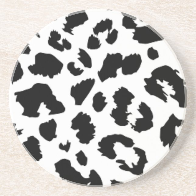 LEOPARD ANIMAL PRINT COASTER (Front)