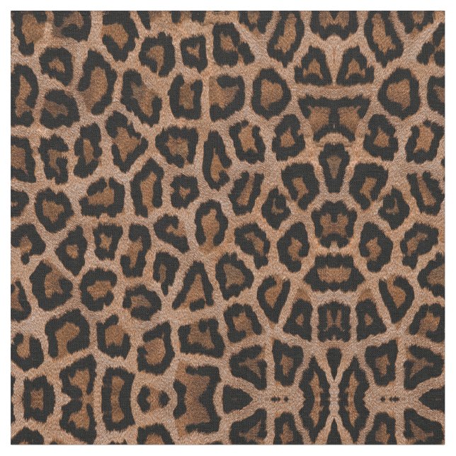 Leopard Animal Print fabric for home decor (Close Up)