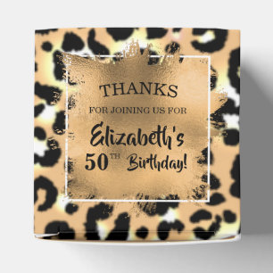 Leopard Animal Print Favour Box