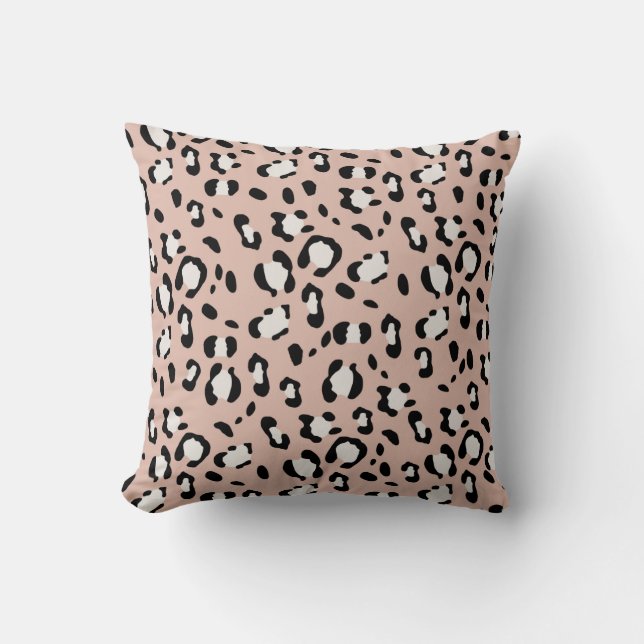 Leopard Animal Print Glam #12 Cushion (Front)