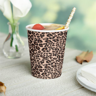 Leopard Animal Print Paper Party Cup
