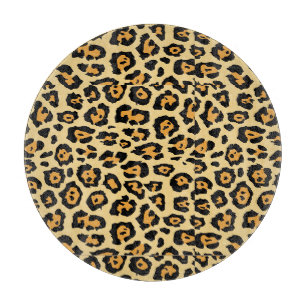 Leopard Animal Print Pattern-25560 Cutting Board