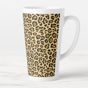 Leopard Animal Print Pattern-25560 Latte Mug