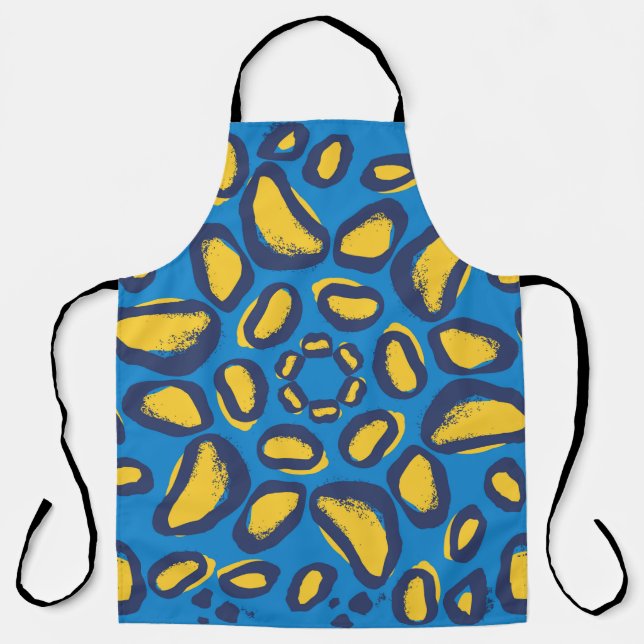 Leopard animal print pattern apron (Front)