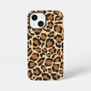 Leopard Animal Print Pattern iPhone 13 Mini Case