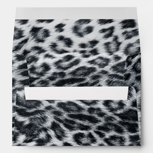 Leopard Animal Print Skin Pattern Envelope (Back (Bottom))