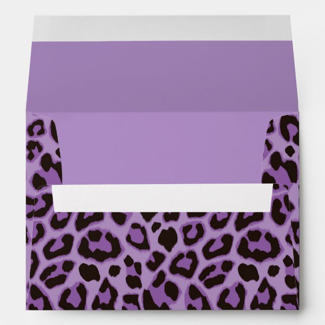 Leopard Animal Print Skin Pattern Envelope (Back (Bottom))