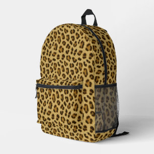 Leopard Animal Print Skin Pattern Printed Backpack