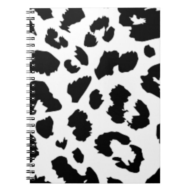 LEOPARD ANIMAL PRINT SPIRAL NOTEBOOK (Front)