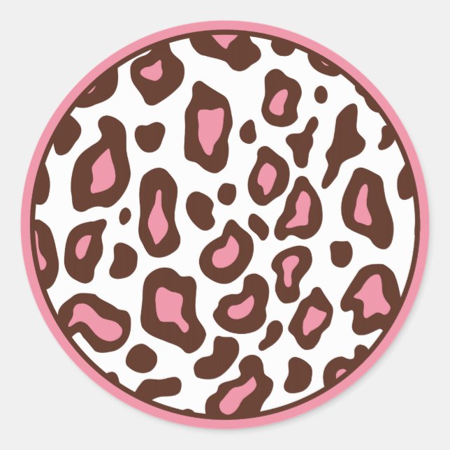 Leopard Animal Print Stickers (Front)
