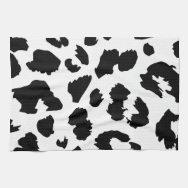 LEOPARD ANIMAL PRINT TEA TOWEL (Horizontal)