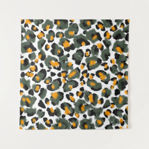Leopard Animal Print Texture Background Tapestry