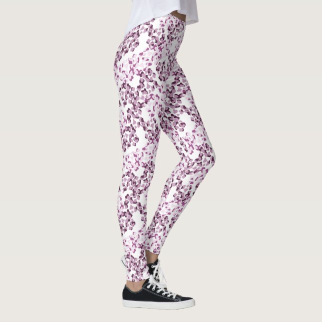 Leopard Animal Print Women's Leggings (Right)