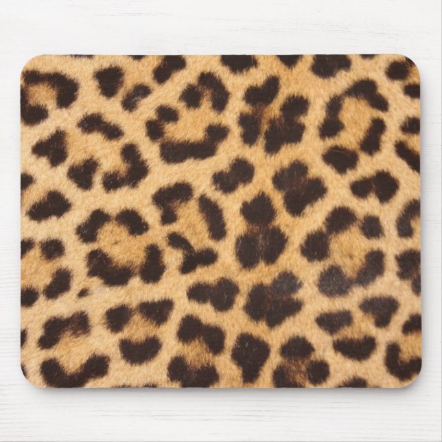 Leopard Animal Skin Print Mouse Pad (Front)
