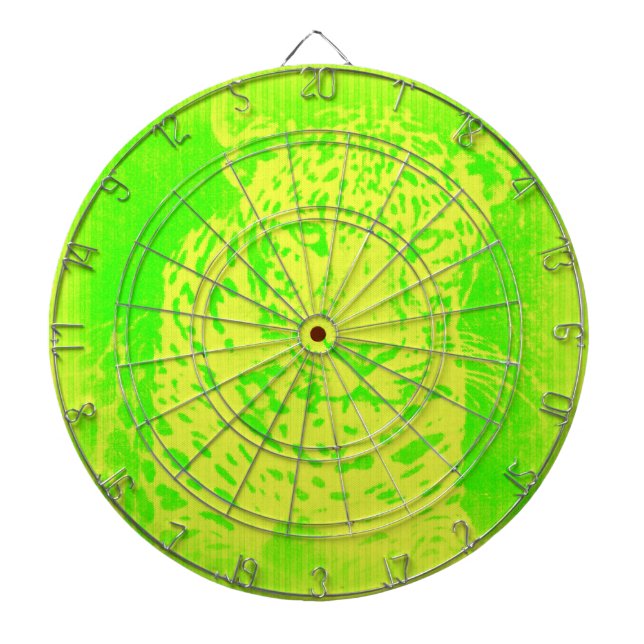 Leopard  Art 2 Dartboard (Front)