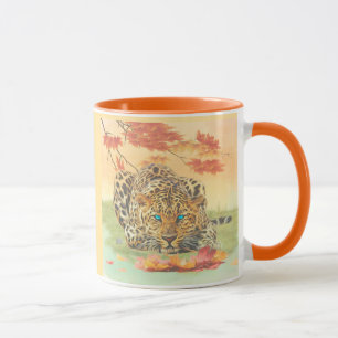Leopard art    coffee mug