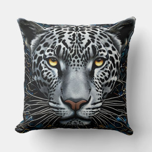 Leopard art cushion