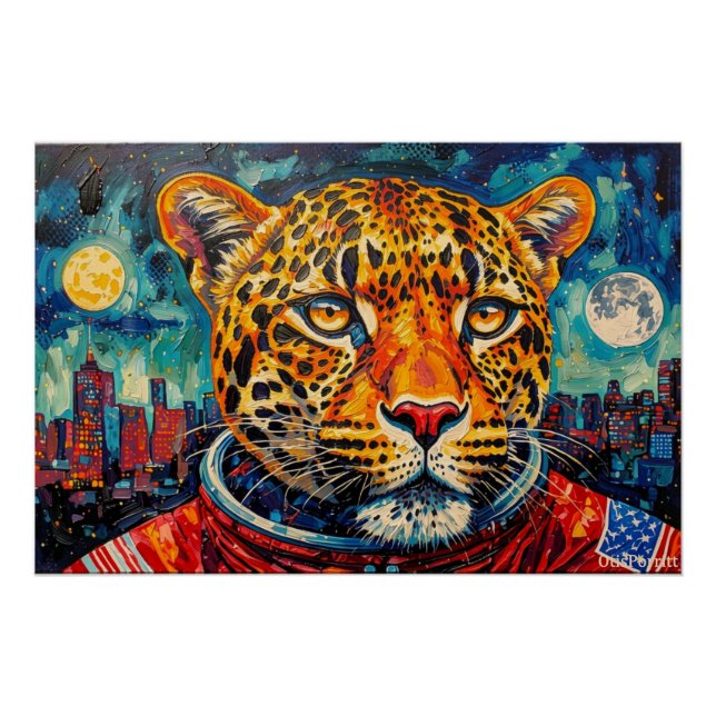 LEOPARD ASTRONAUT-COMING HOME POSTER (Front)