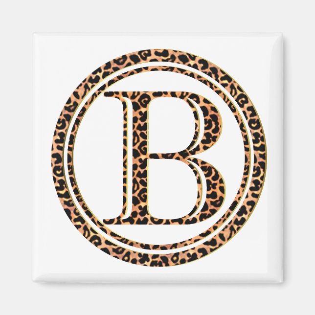 leopard B Magnet (Front)