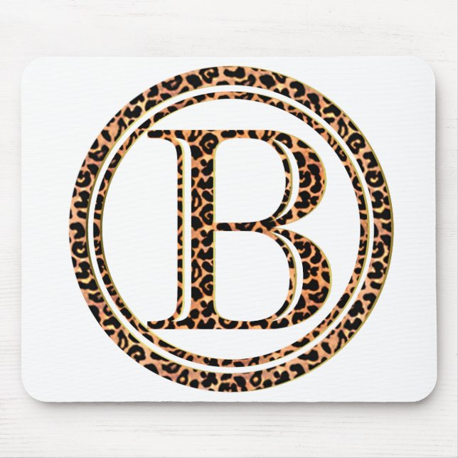 leopard B Mouse Pad (Front)