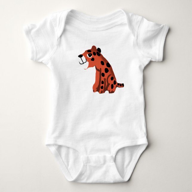 Leopard Baby Bodysuit (Front)