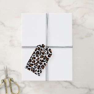 Leopard Big Cat Fur Pattern Print Gift Tags