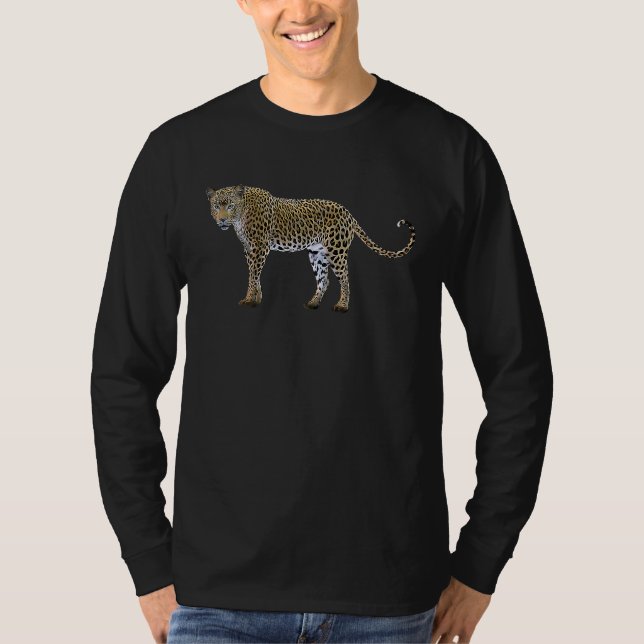 Leopard  Big Cat Wildlife T-Shirt (Front)