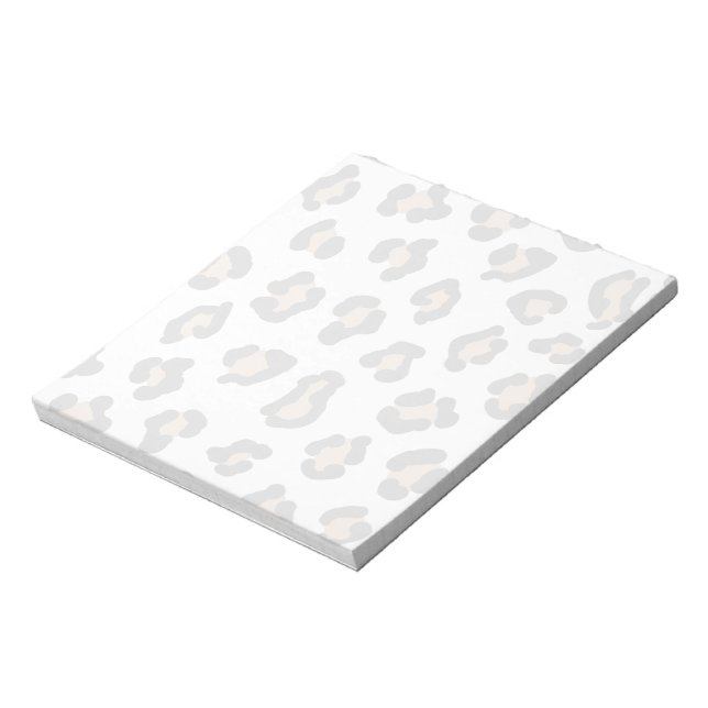Leopard black Orange Wild Animal skin patter Notepad (Rotated)