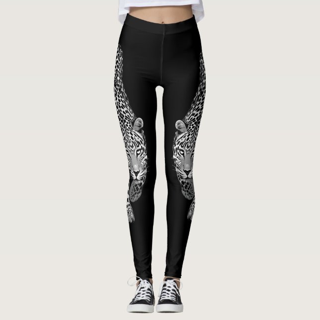  Leopard – Bold & Stylish Animal Print Leggings (Front)