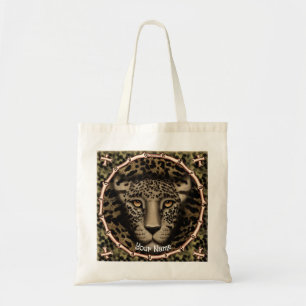 Leopard Bones  Tote Bag