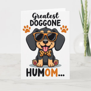 Leopard Bow Wow Greeting Card