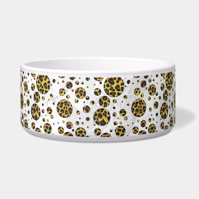 Leopard Brown and Yellow Polka Dot (Right)