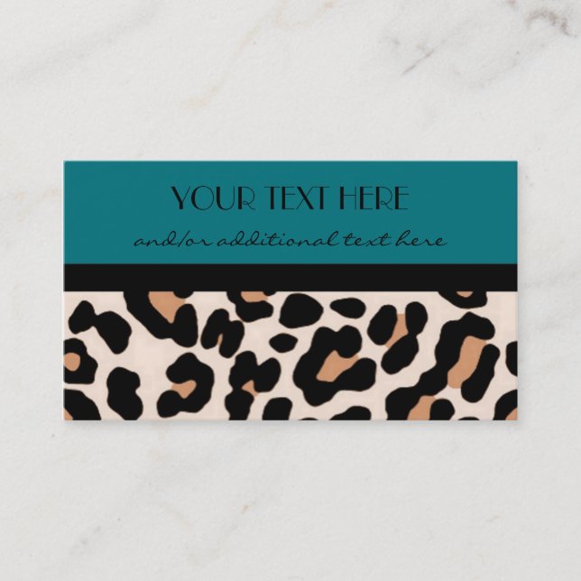 Leopard Business Card (Front)
