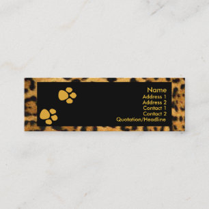 Leopard Business Card