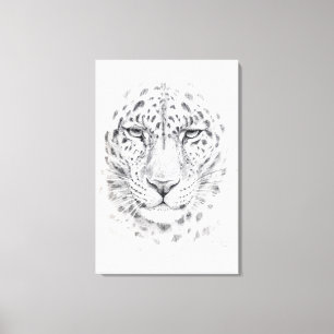 Leopard by Svetlana Ledneva-Schukina G028 Canvas Print