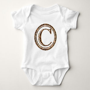leopard C Baby Bodysuit